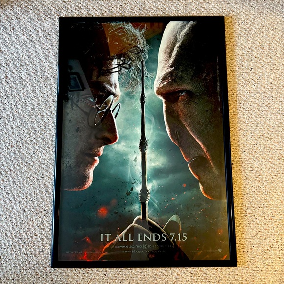 HARRY POTTER and the Deathly Hallows pt 2 ORIGINAL movie poster 27x40